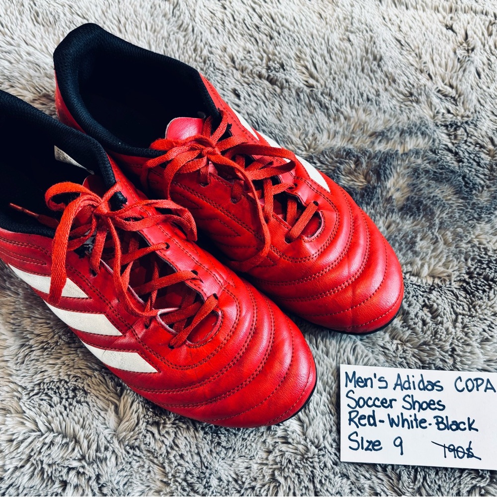 Adidas Men's Red Copa Soccer Shoes